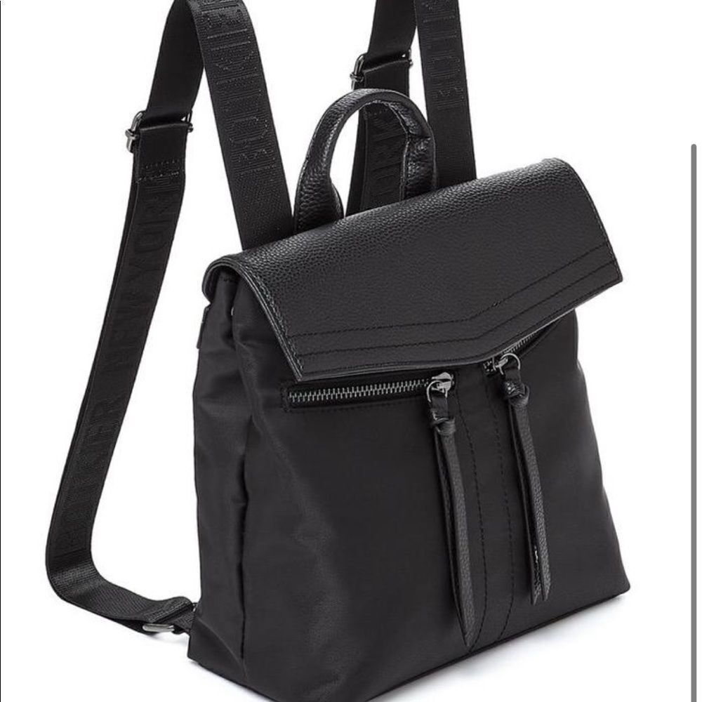 Botkier Trigger Mini (Nylon) Black Nylon Backpack - image 1